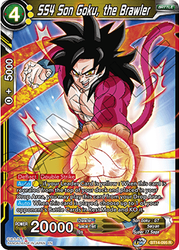SS4 Son Goku, the Brawler (BT14-095) [Cross Spirits]