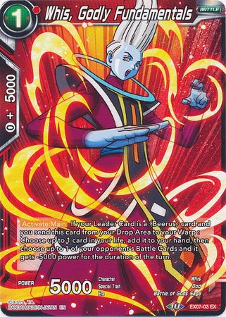 Whis, Godly Fundamentals (EX07-03) [Magnificent Collection Fusion Hero]