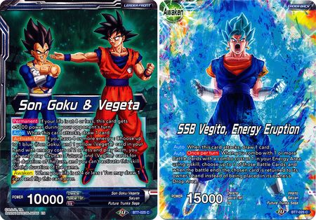 Son Goku & Vegeta // SSB Vegito, Energy Eruption (BT7-025) [Assault of the Saiyans]