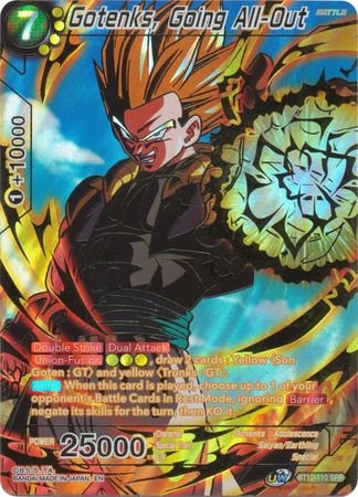 Gotenks, Going All-Out (SPR) (BT10-110) [Rise of the Unison Warrior 2nd Edition]