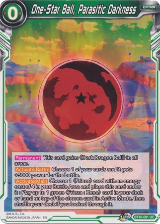 One-Star Ball, Parasitic Darkness (BT10-091) [Rise of the Unison Warrior 2nd Edition]